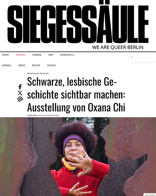 Sichtbar bleiben Siegessaeule Interview Berlin 2024